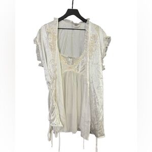 Linea Donatella perfect satin bridal set with robe and sequin embellishments